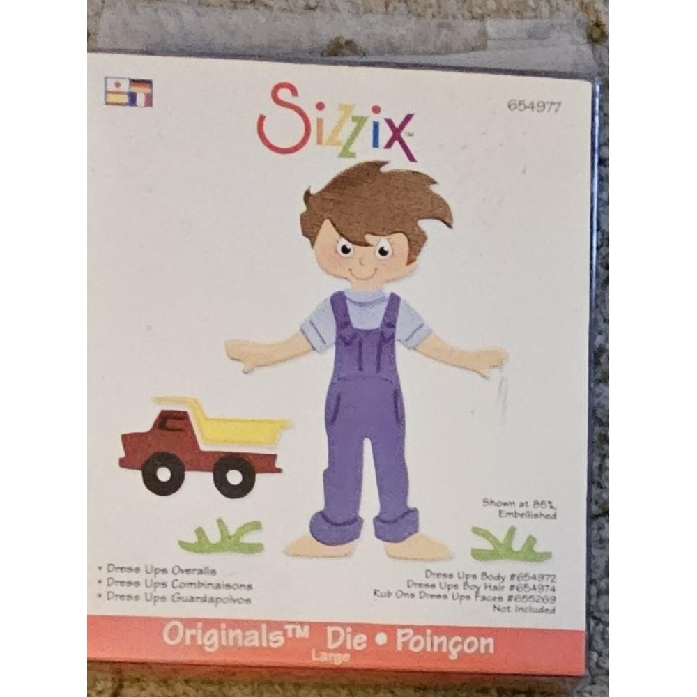 Sizzix Dress Ups Overalls Die Cartridge